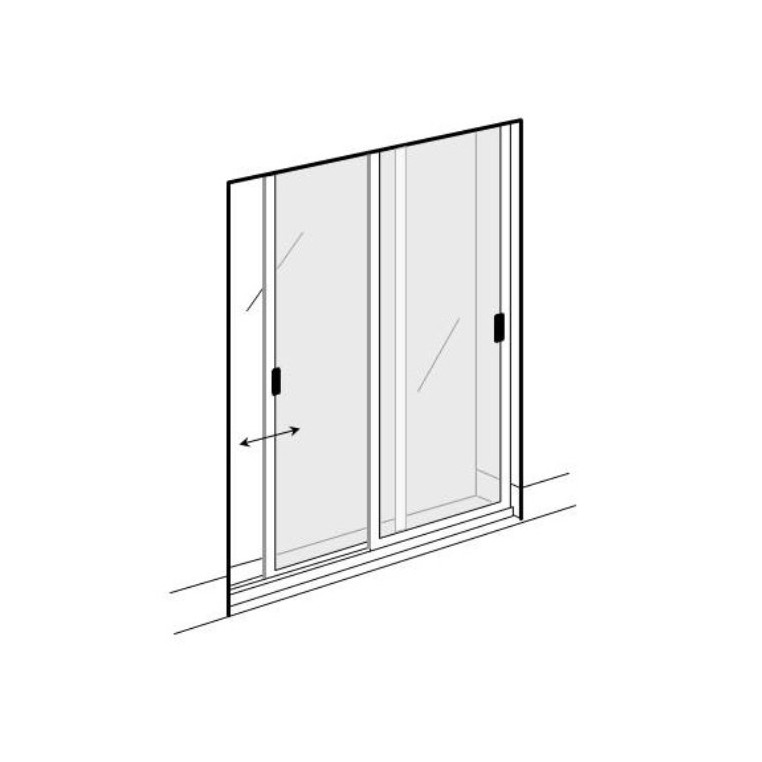 Double Sliding Pollen Screen for Doors (Made-to-Measure)