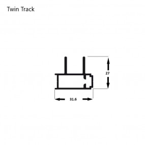 Double Sliding Fly Screens for Doors (DIY Kit)