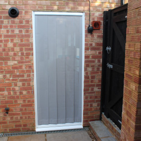 Mesh Strip Door Fly Screen with PVC Header (Made-to-Measure)