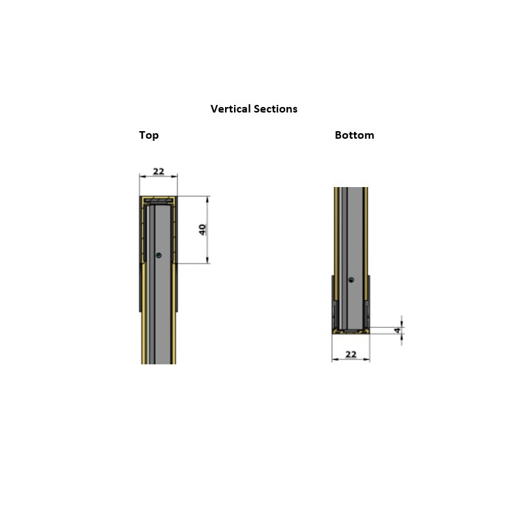 Pleated Fly Screens for Doors - Twin Screen - Central Opening (Made-to-Measure)