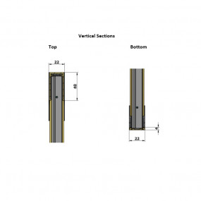 Pleated Fly Screens for Doors - Twin Screen - Central Opening (Made-to-Measure)