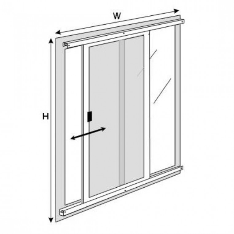 Sliding Fly Screen for Patio Doors (DIY Kit)