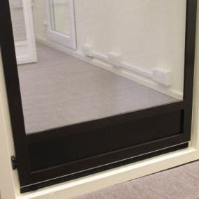 Hinged Fly Screen for Single Doors - Commercial (DIY Kit)