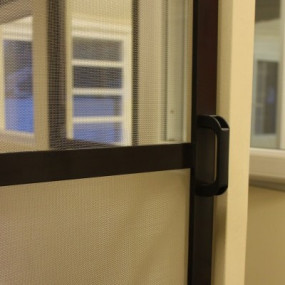 Hinged Fly Screen for Single Doors - Commercial (DIY Kit)