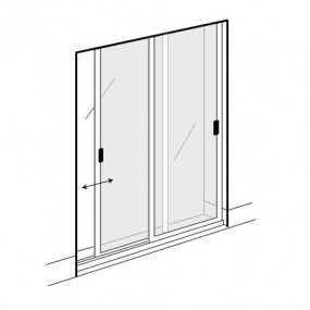 Double Sliding Fly Screens for Doors (DIY Kit)