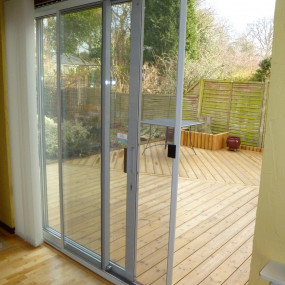 Single Sliding Pollution Screen for Patio Doors (DIY Kit)