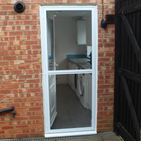 Integrated Sub-Frame and Premium Fly Screen for Single Doors (Made-to-Measure)