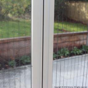 Pleated Fly Screens for Doors - Twin Screen - Central Opening (Made-to-Measure)