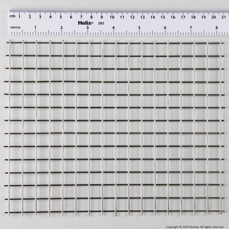 1/2" Welded Stainless Steel Mesh (1.6mm wire diameter) - Linear Metre