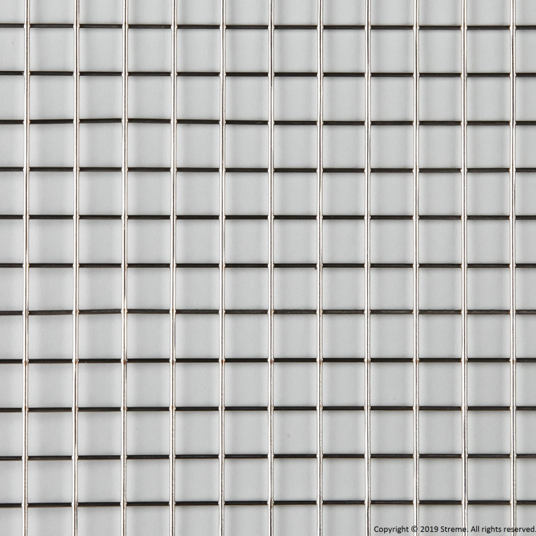 1/2" Welded Stainless Steel Mesh - Type 316 (1.6mm wire diameter) - 8' x 4' Panel