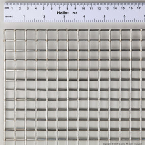 1/2" Welded Stainless Steel Mesh - Type 304 (2.5mm wire diameter) - 8' x 4' Panel