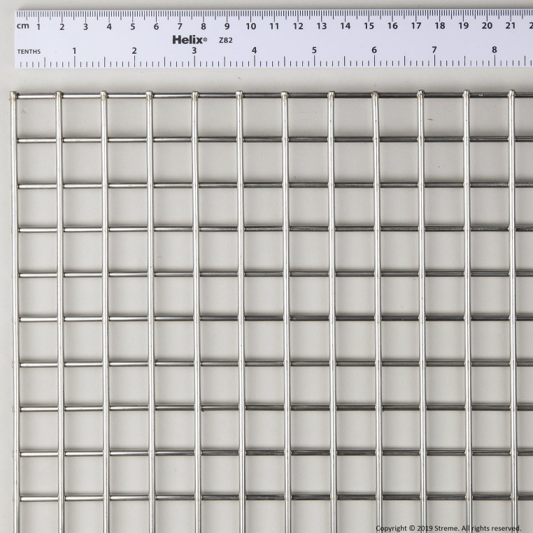 3/4" Welded Stainless Steel Mesh - Type 304 (3mm wire diameter) - 8' x 4' Panel