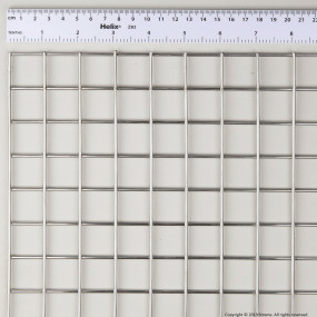 1" Welded Stainless Steel Mesh - Type 304 (2.5mm wire diameter) - 8' x 4' Panel