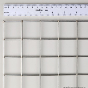 1.5" Welded Stainless Steel Mesh - Type 304 (3mm wire diameter) - 8' x 4' Panel
