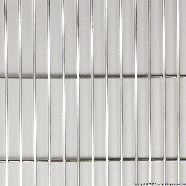 3" x 1/2" Welded Stainless Steel Mesh - Type 304 (2.5mm wire diameter) - 8' x 4' Panel