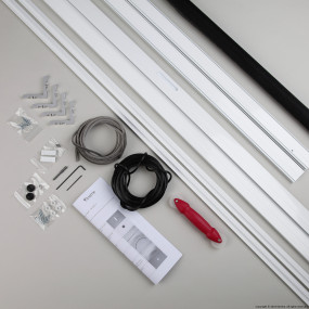 Single Sliding Pollution Screen for Patio Doors (DIY Kit)